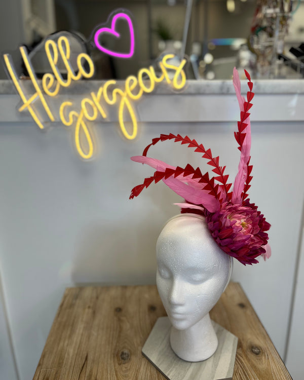 Magenta, Pink, & Red Headband