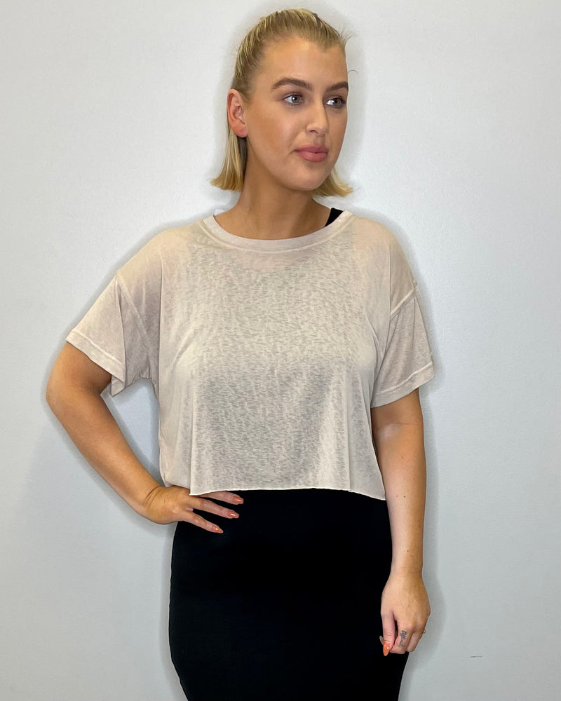 On Top Crop Tee