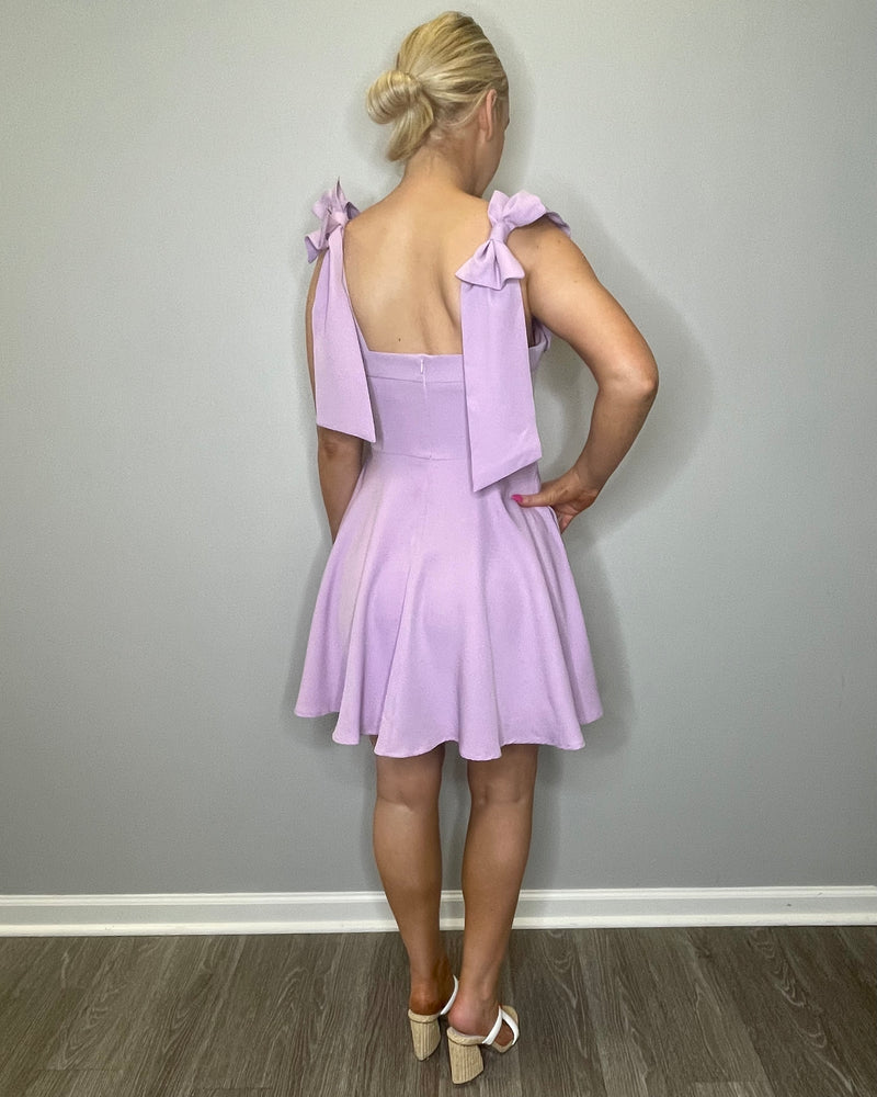 Lavender Flare Dress