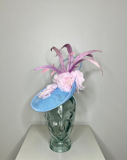 Soft Blue Fascinator