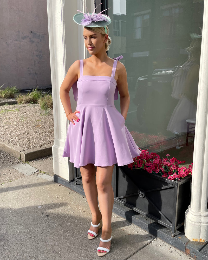 Lavender Flare Dress