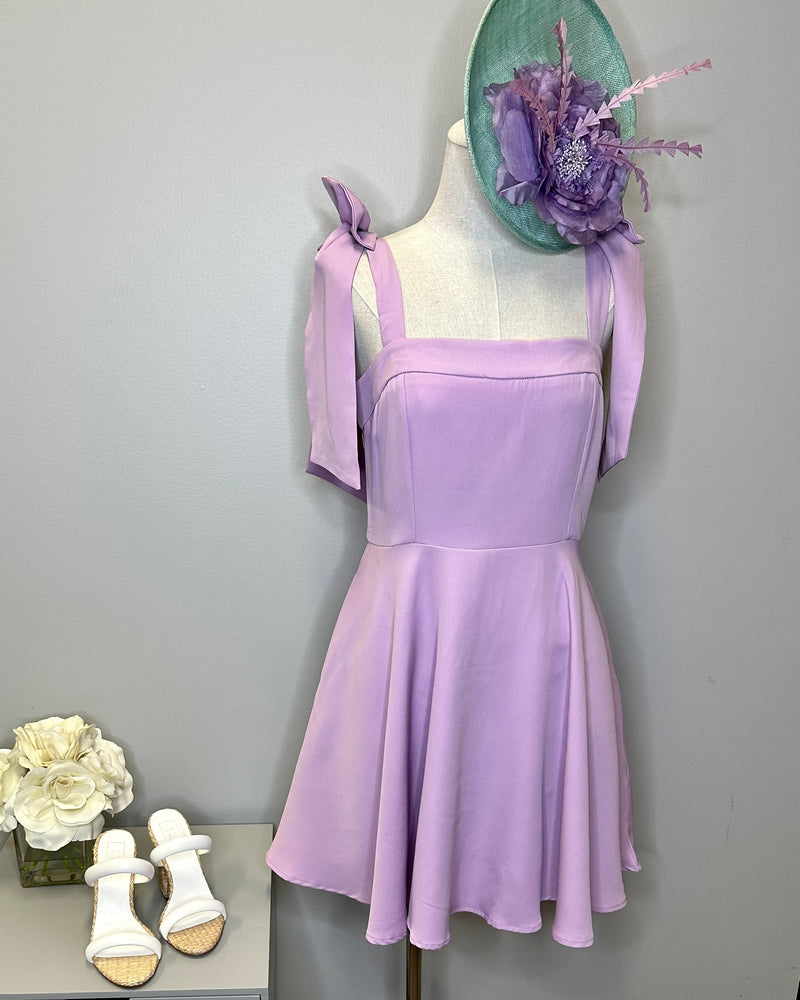 Lavender Flare Dress