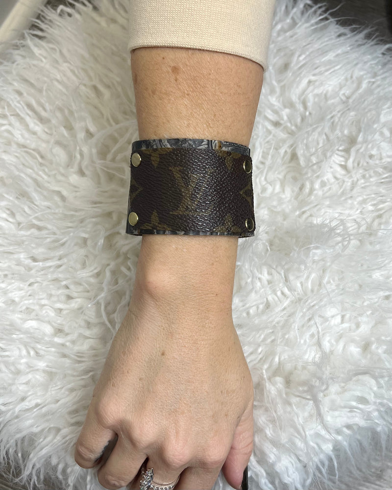 LV Leather Bracelet