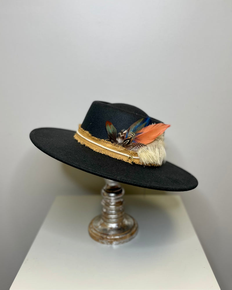 Black Vintage Hat