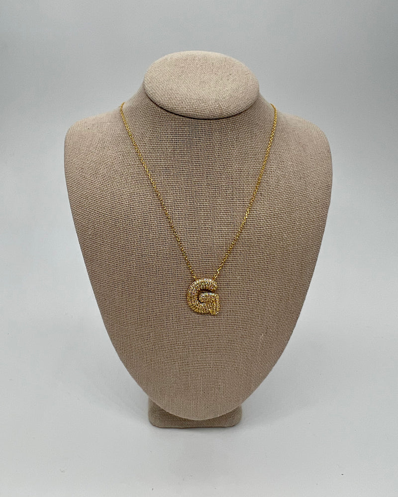 Sparkling Initial Necklace