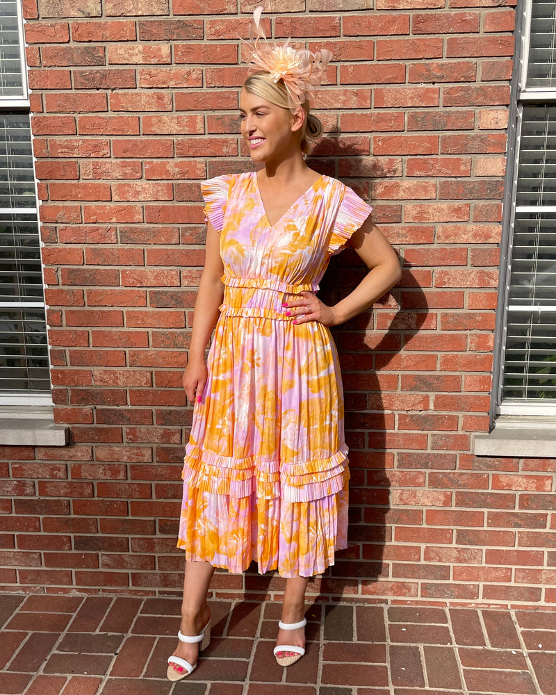 Sherbet Pleated Dress