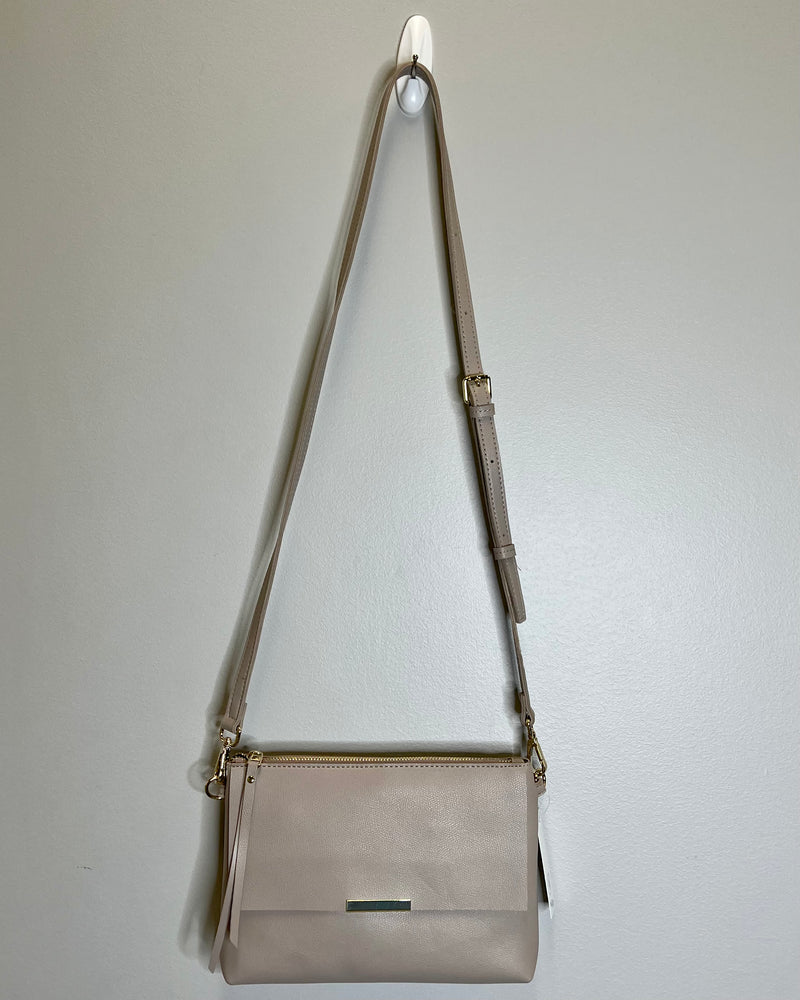 Flap Over Bag-Tan