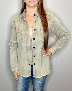 Bleached Olive Jacket