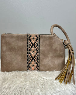 Western Fringe Wristlet