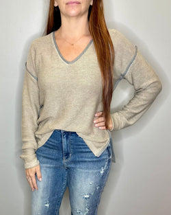 Natural Two Tone sweater