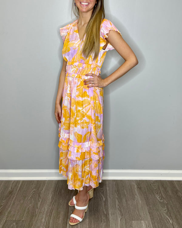 Sherbet Pleated Dress