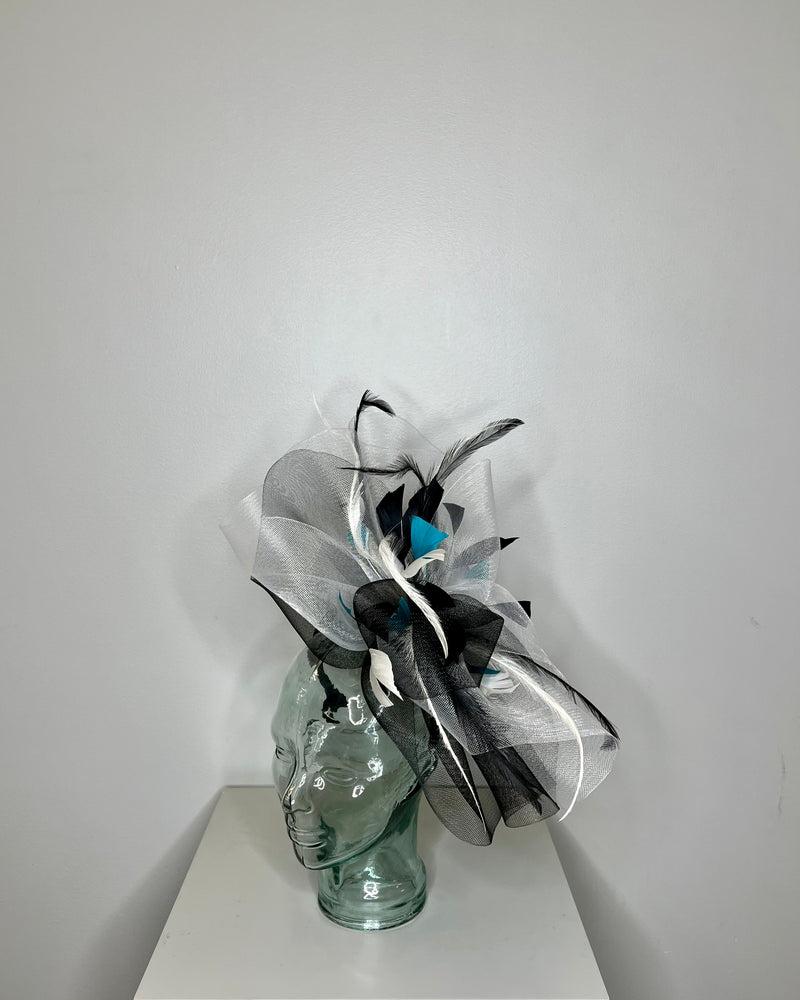 Ribbon & Feather Fascinator