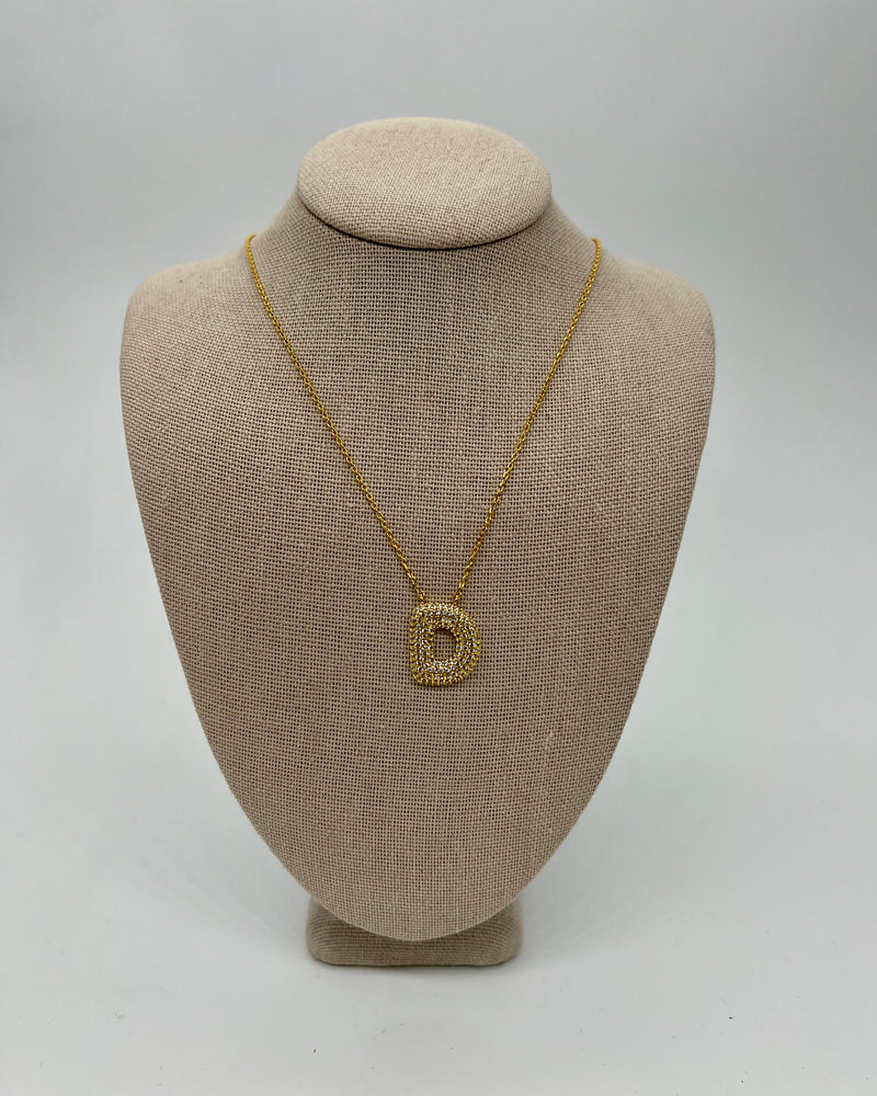 Sparkling Initial Necklace