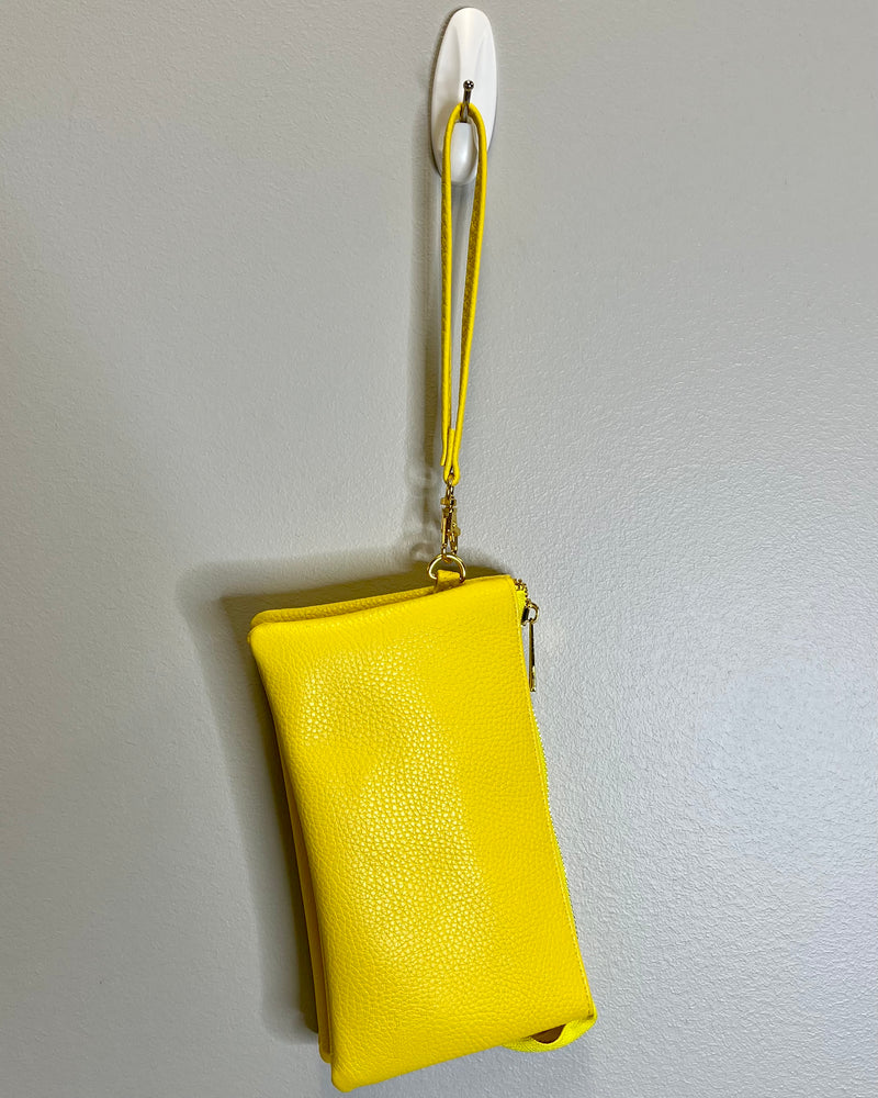 Yellow Cross/Wristlet