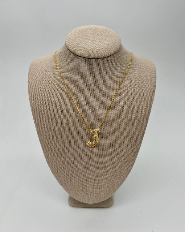 Sparkling Initial Necklace